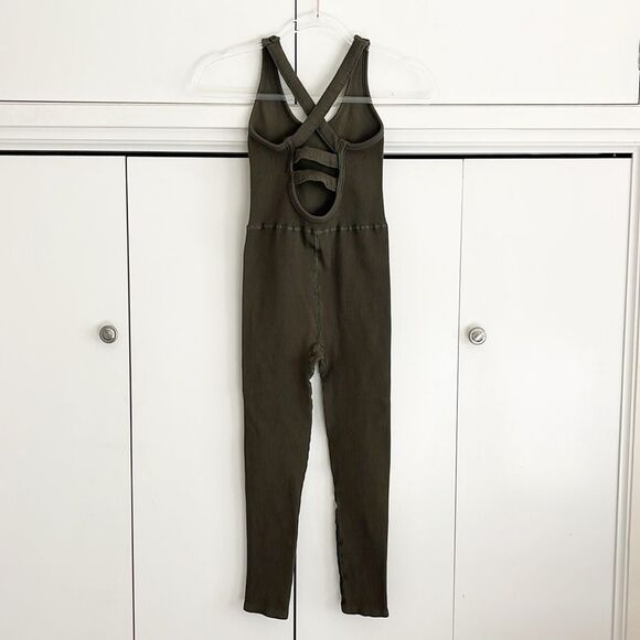 Free People Olive Jumpsuit - Picture 10 of 15